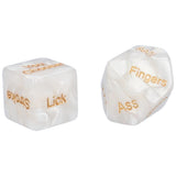 White & Gold Sex Dice