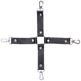 Hog Tie Restraint With Faux Fur Cuffs