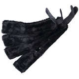 Hog Tie Restraint With Faux Fur Cuffs