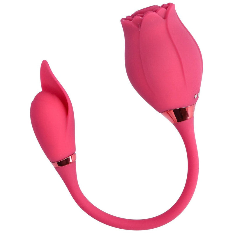 Dual-Action Fluttering Air Pulse Clit Stimulator