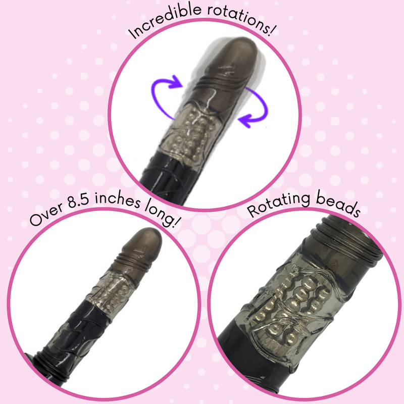 FREE Veined ROTATING Dildo - Rotates on Your G-spot!