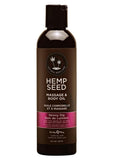 Hemp Seed Massage and Body Oil by Earthly Body