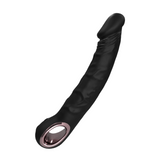 9.5 Inch Veined Vibrating  Silicone Dildo - Deep, Lifelike Penetration!