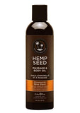 Hemp Seed Massage and Body Oil by Earthly Body