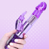 Rabbit Vibrator With 5 Rows Of Rotating Beads
