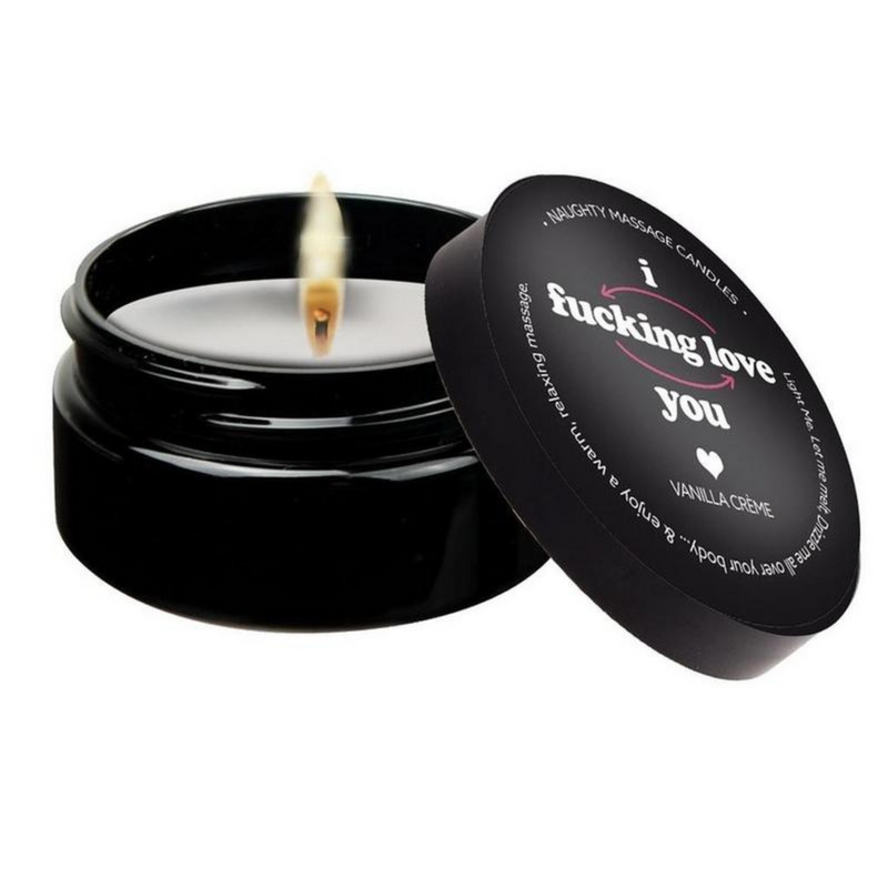 Kama Sutra Vanilla Creme Sexy Gift Massage Candle (2 Fl Oz)