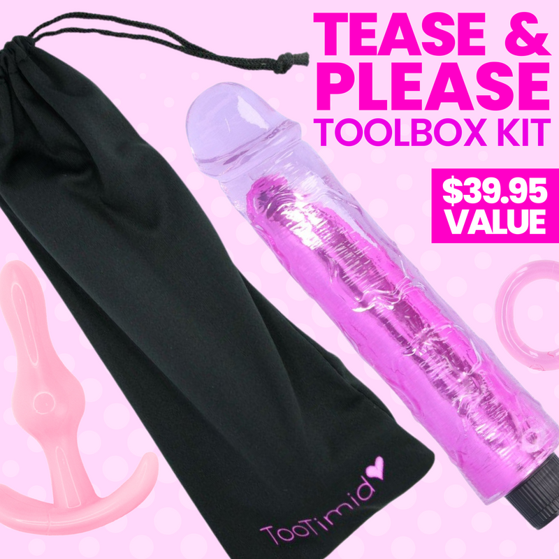 Tease & Please Toolbox Kit | 4 Toy Pleasure Bundle
