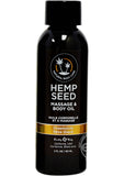 Hemp Seed Massage and Body Oil by Earthly Body