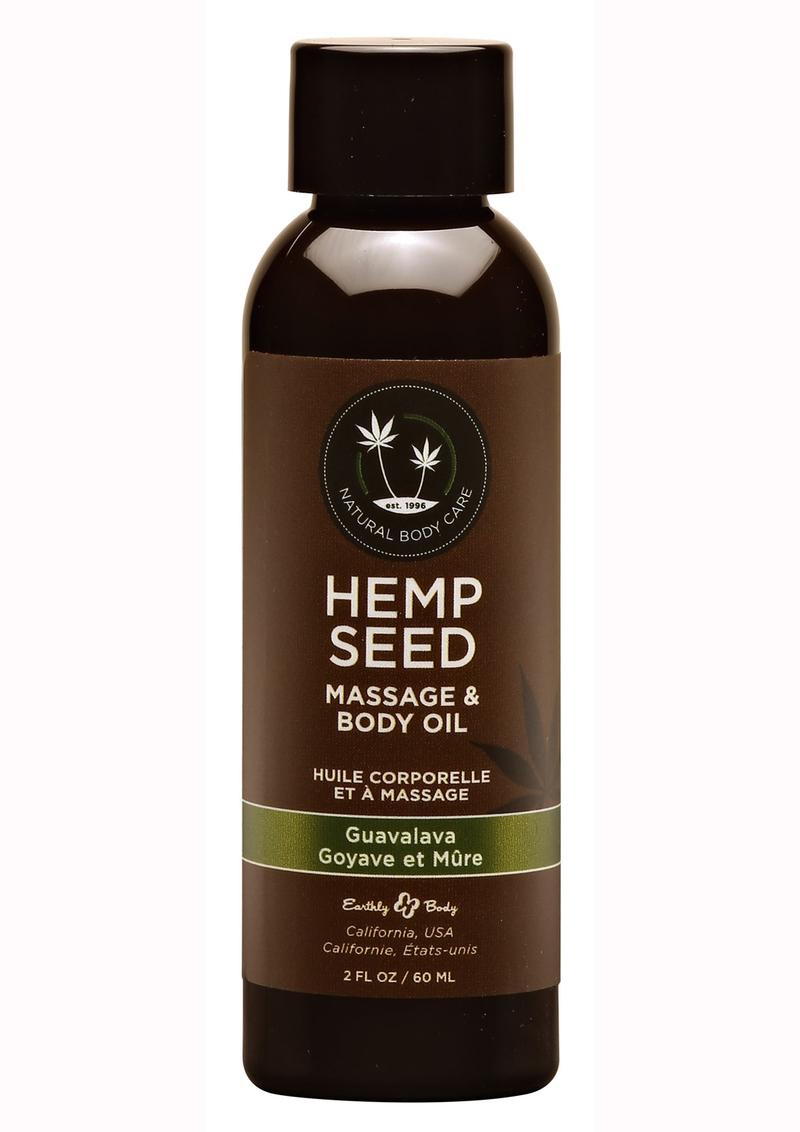 Hemp Seed Massage and Body Oil by Earthly Body
