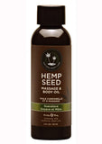 Hemp Seed Massage and Body Oil by Earthly Body