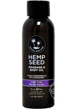 Hemp Seed Massage and Body Oil by Earthly Body