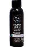 Hemp Seed Massage and Body Oil by Earthly Body
