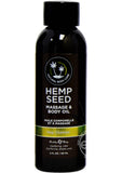Hemp Seed Massage and Body Oil by Earthly Body