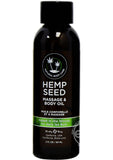 Hemp Seed Massage and Body Oil by Earthly Body