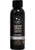 Hemp Seed Massage and Body Oil by Earthly Body