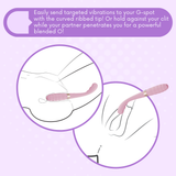 Flexible Silicone Dual-Ended G-Spot Vibrator - Strong Vibes on Each End!
