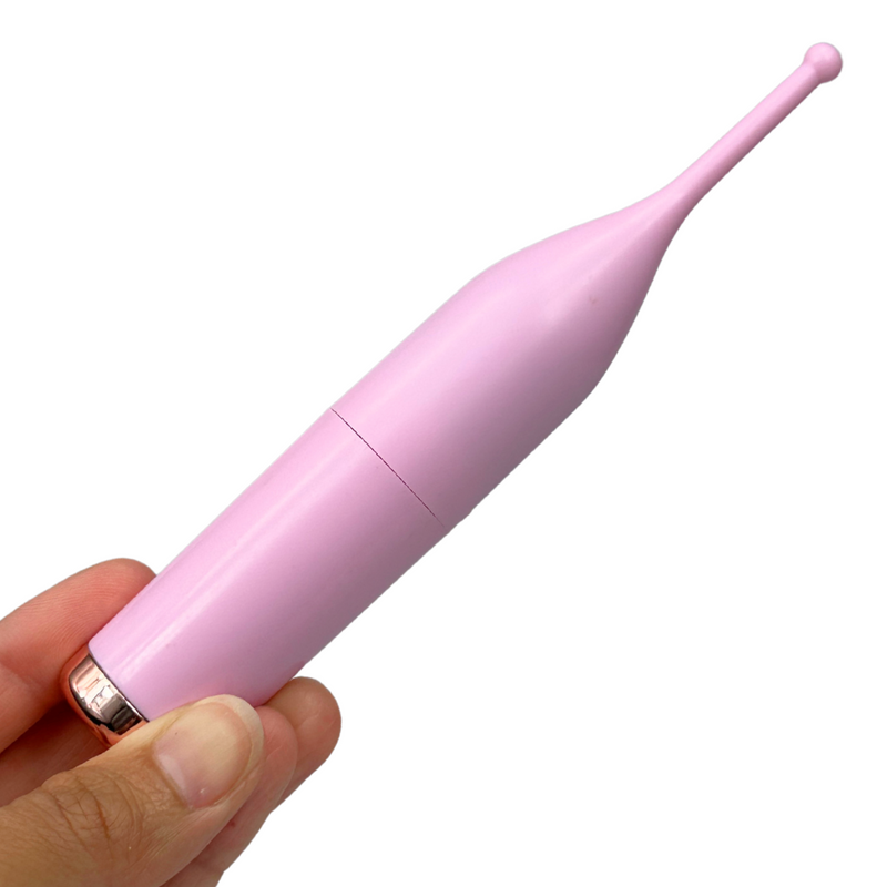 FREE Powerful Pinpoint Clit Stimulation Wand in Pink - Includes 2 Tips!