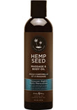 Hemp Seed Massage and Body Oil by Earthly Body