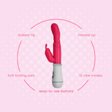 Dual-Action Power Rabbit Vibrator