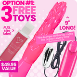 Choose Your Adventure: Pick a Set of 3 Sex Toys!