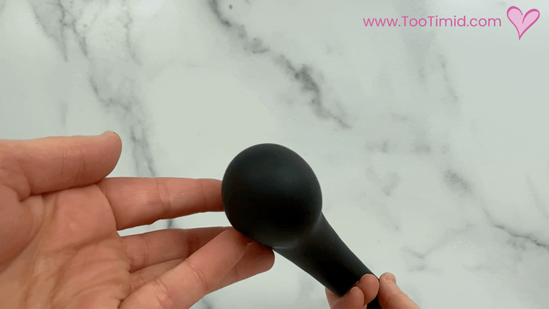Inmi 5 Star Come Hither Silicone Rechargeable G-Spot Vibrator - Black