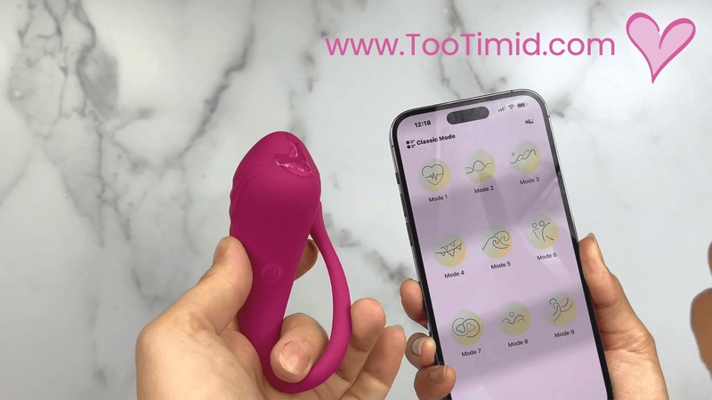 Vibrating G-Spot Egg Massager with App