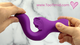 NEW! Fluttering Bliss Silicone Dual Action Butterfly Vibrator - It's Waterproof!