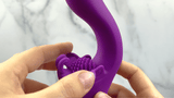 NEW! Fluttering Bliss Silicone Dual Action Butterfly Vibrator - It's Waterproof!