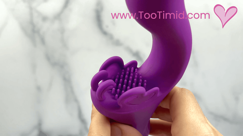 NEW! Fluttering Bliss Silicone Dual Action Butterfly Vibrator - It's Waterproof!