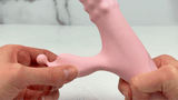 Pink Pearl Pulsing and Fingering Dual Action Vibrator - Triple Your Pleasure!