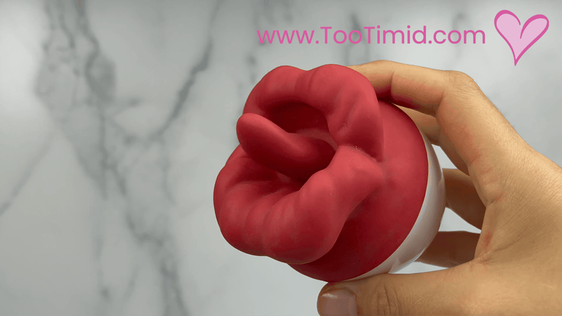 Flaming Red Lips Self-Motion Flickering Tongue Clit Stimulator