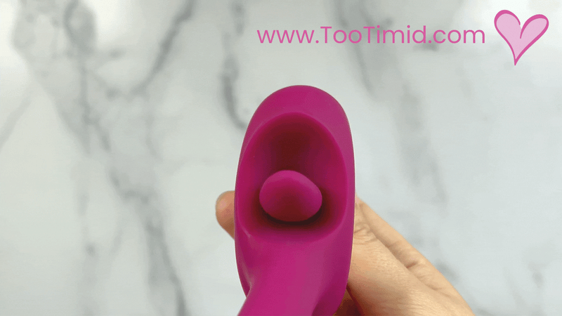 Flutter-Gasm Licking Tongue & G-Spot Dual Action Vibe - Powerful and Waterproof!