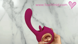 Flutter-Gasm Licking Tongue & G-Spot Dual Action Vibe - Powerful and Waterproof!