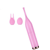 FREE Powerful Pinpoint Clit Stimulation Wand in Pink - Includes 2 Tips!