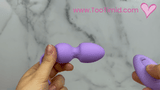 The Menina - Bouncing and Rolling Silicone Vibrating Kegel Exerciser with Remote