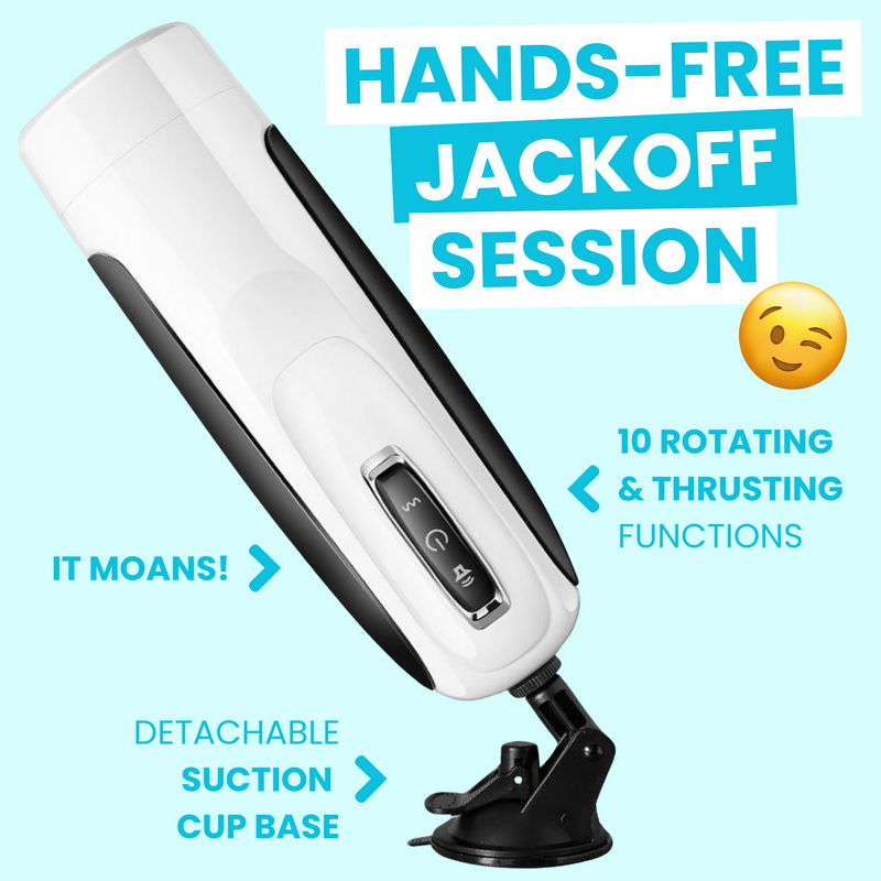 Jolie Hands-Free Thrusting & Rotating Masturbator - It Moans!