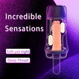 The Angel Vibrating & Heating Masturbator - Rechargeable with 5 Vibration Modes!