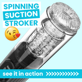 Spinning Suction Stroker - Thrusting & Rotating Male Masturbator