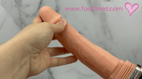 Hands-Free Thrusting & Vibrating Silicone Dildo - Includes Suction Cup Compatible Attachment!
