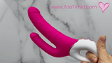 Waterproof Silicone Double Penetrating Vibe - Dual Motors!
