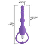 Vibrating Silicone Anal Beads