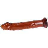 6.5 Inch Amber Glass Dildo