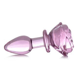 Bloom Rose Glass Anal Plug