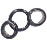Wide and Stretchy Cock Rings - Set of 3