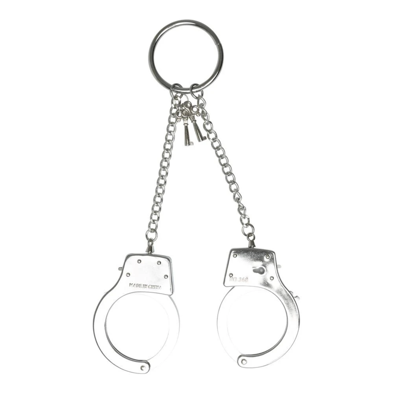 Sex & Mischief O-Ring Metal Handcuffs