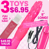 Choose Your Adventure: Pick a Set of 3 Sex Toys!