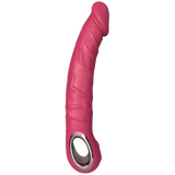 9.5 Inch Veined Vibrating  Silicone Dildo - Deep, Lifelike Penetration!