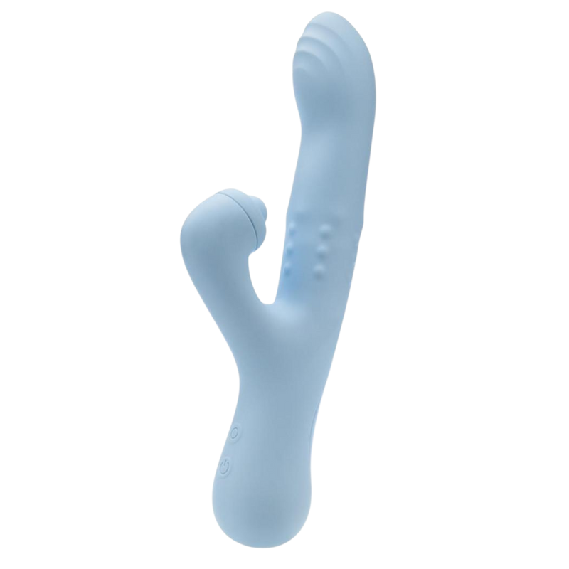 Blush Devin Rechargeable Silicone Rabbit Vibrator