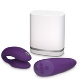 We-Vibe Chorus Rechargeable Couples Vibrator with Squeeze Control - Purple
