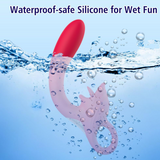 Dual Diva Delight -  Silicone Clit Licking & G-Spot Vibrator